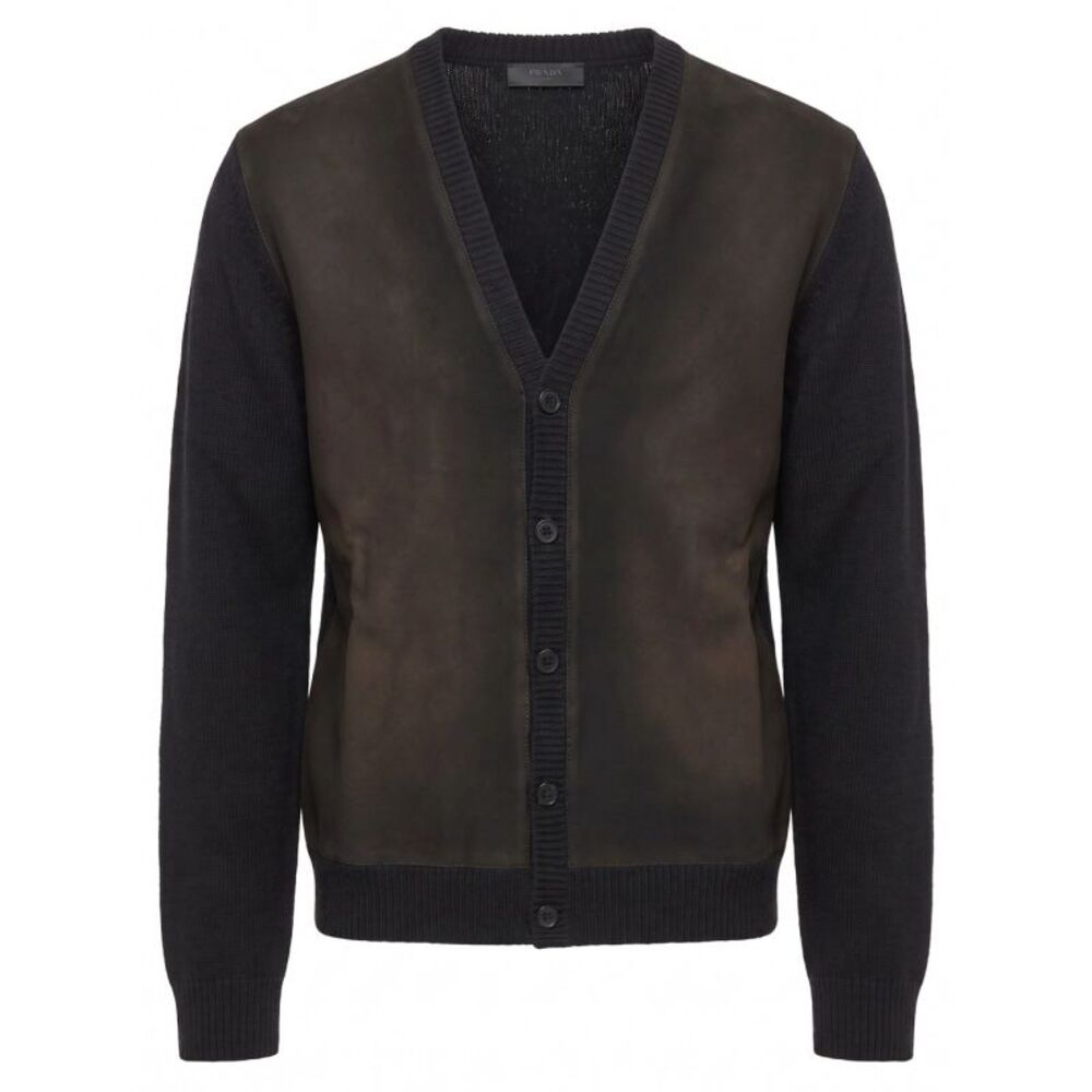 Prada Men Lambswool Cardigan